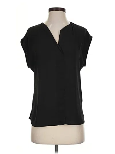 Pre-owned Dr2 Short Sleeve Blouse In Black