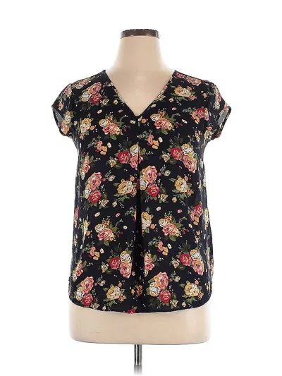 Pre-owned Dr2 Short Sleeve Blouse In Blue