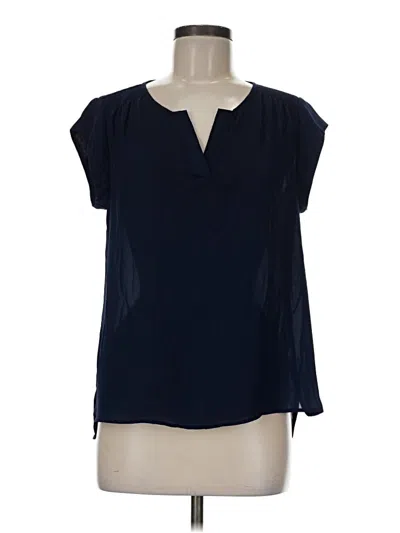 Pre-owned Dr2 Short Sleeve Blouse In Blue