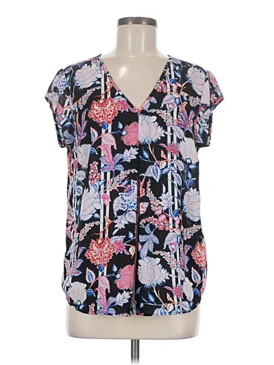 Pre-owned Dr2 Short Sleeve Blouse In Blue