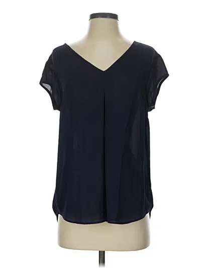 Pre-owned Dr2 Short Sleeve Blouse In Blue