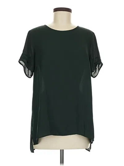 Pre-owned Dr2 Short Sleeve Blouse In Green