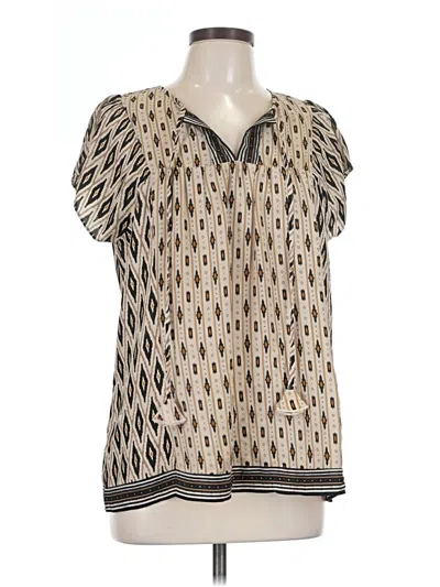 Dr2 Short Sleeve Blouse In Ivory