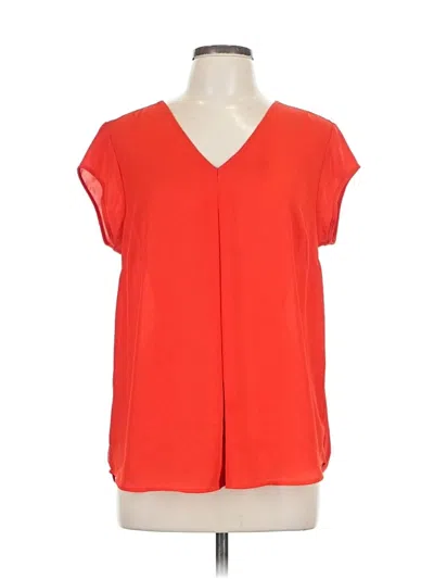 Pre-owned Dr2 Short Sleeve Blouse In Orange