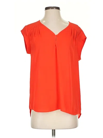Pre-owned Dr2 Short Sleeve Blouse In Orange