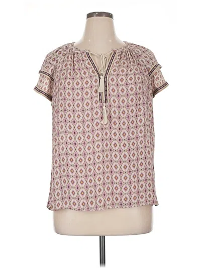 Pre-owned Dr2 Short Sleeve Blouse In Pink