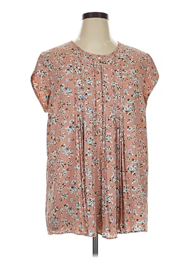 Pre-owned Dr2 Short Sleeve Blouse In Pink