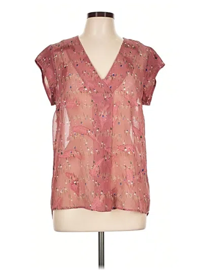 Pre-owned Dr2 Short Sleeve Blouse In Pink