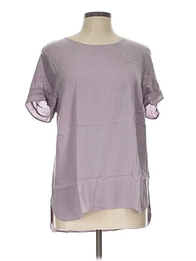 Pre-owned Dr2 Short Sleeve Blouse In Purple