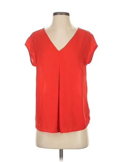 Pre-owned Dr2 Short Sleeve Blouse In Red