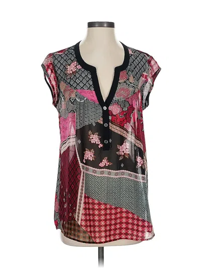 Pre-owned Dr2 Short Sleeve Blouse In Red