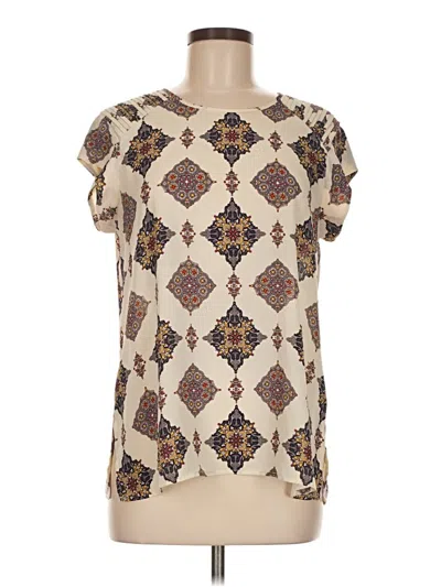 Pre-owned Dr2 Short Sleeve Blouse In White