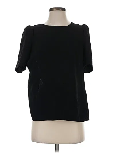 Pre-owned Dr2 Short Sleeve Top Black Boatneck Tops