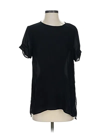 Pre-owned Dr2 Short Sleeve Top Black Crew Neck Tops