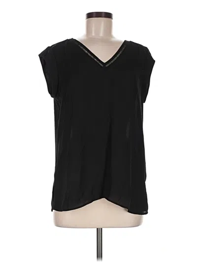 Pre-owned Dr2 Short Sleeve Top Black V-neck Tops