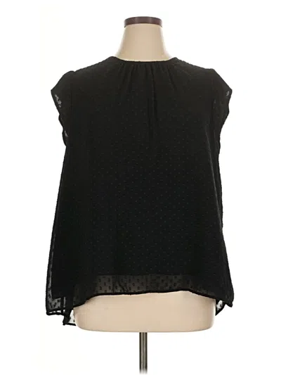 Pre-owned Dr2 Sleeveless Blouse In Black