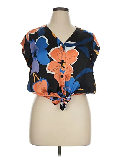 Pre-owned Dr2 Sleeveless Blouse In Black