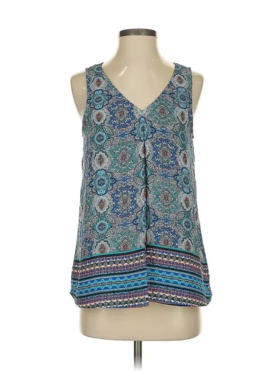 Pre-owned Dr2 Sleeveless Blouse In Blue