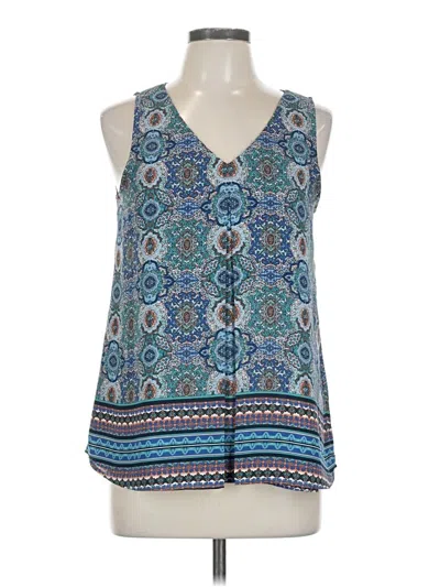 Pre-owned Dr2 Sleeveless Blouse In Blue