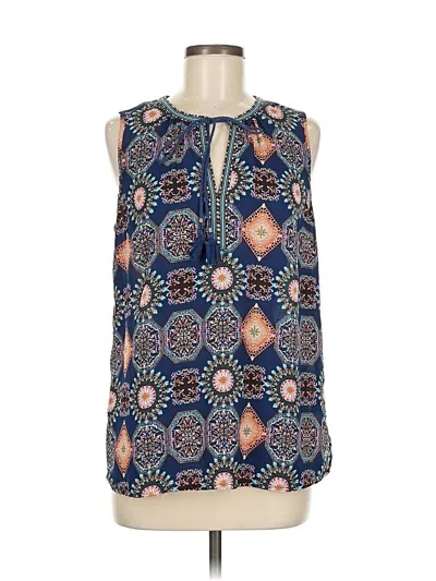 Pre-owned Dr2 Sleeveless Blouse In Blue