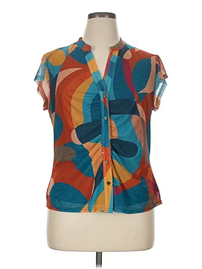 Pre-owned Dr2 Sleeveless Blouse In Blue
