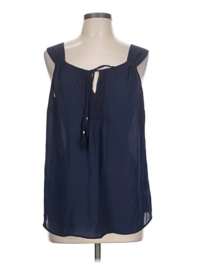 Pre-owned Dr2 Sleeveless Blouse In Blue