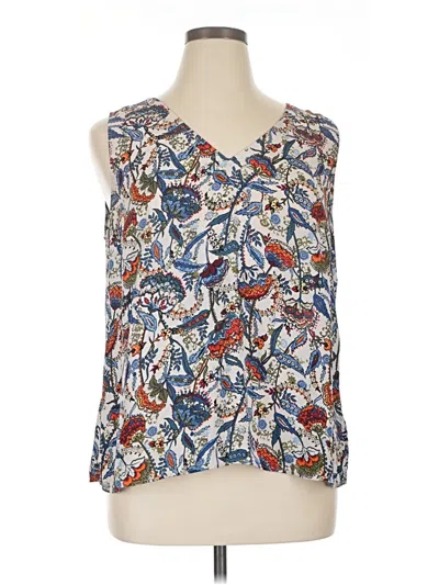 Pre-owned Dr2 Sleeveless Blouse In Blue