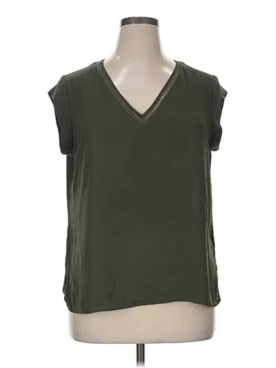Pre-owned Dr2 Sleeveless Blouse In Green