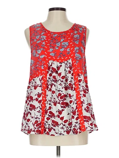 Pre-owned Dr2 Sleeveless Blouse In Red