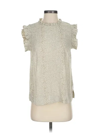 Pre-owned Dr2 Sleeveless Blouse In White