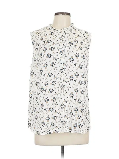 Pre-owned Dr2 Sleeveless Blouse In White