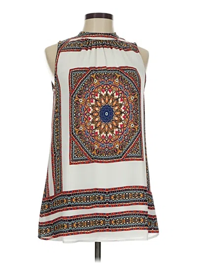 Pre-owned Dr2 Sleeveless Blouse In White