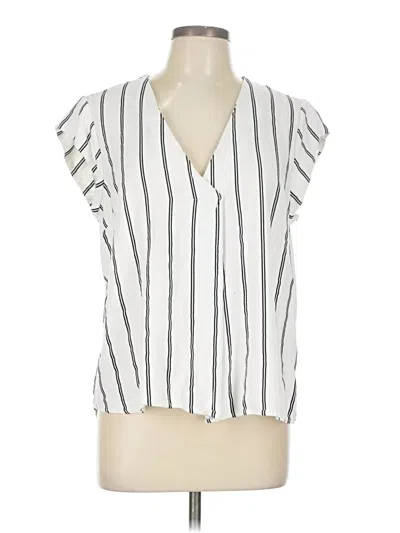 Pre-owned Dr2 Sleeveless Blouse In White
