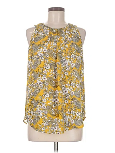 Pre-owned Dr2 Sleeveless Blouse In Yellow