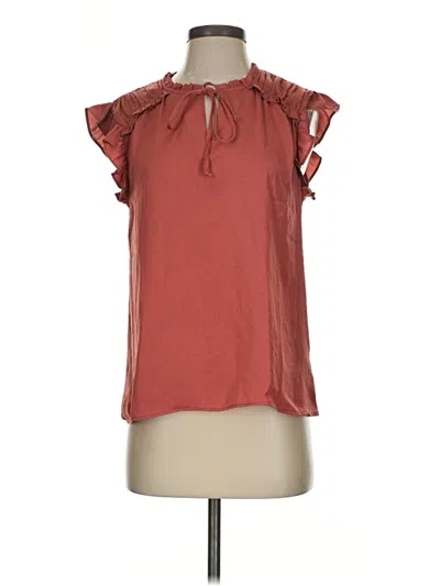 Pre-owned Dr2 Sleeveless T-shirt In Burgundy