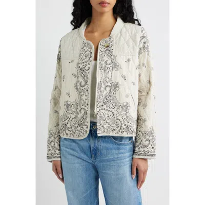 Dra Carlos Quilted Jacket In White