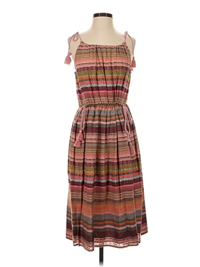Pre-owned Dra Casual Dress In Brown