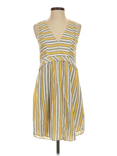 Pre-owned Dra Casual Dress In Yellow