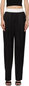Drae Black 'divas' Trousers In Black