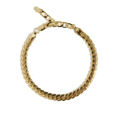 Drae Collection Women's Curb Chain Anklet Gold