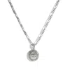 Drae Collection Women's Evil Eye Necklace Silver In Metallic