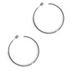 Drae Collection Women's Hazel Hoops Large Silver In Silver