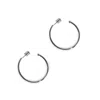 Drae Collection Women's Hazel Hoops Small Silver In Silver