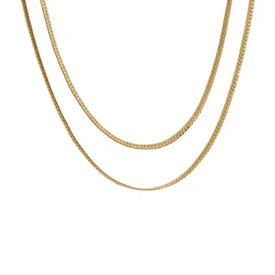 Drae Collection Women's Layered Necklace Gold