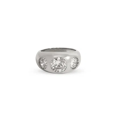 Drae Collection Women's Shine Ring Silver