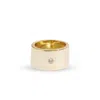 Drae Collection Women's Solitaire Cigar Band Gold In Gold