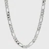 Drae Collection Women's Thick Figaro Necklace In Silver