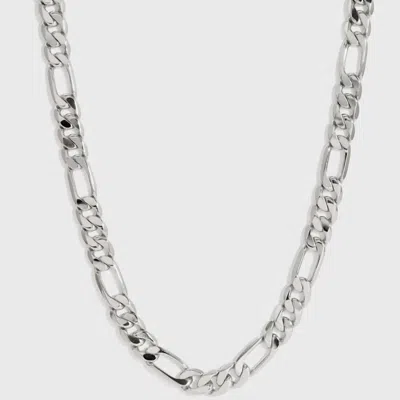 Drae Collection Women's Thick Figaro Necklace In Silver
