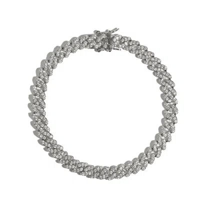Drae Collection Women's Thin Havana Anklet Silver