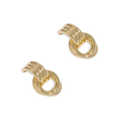 Drae Collection Women's Twist Studs Gold